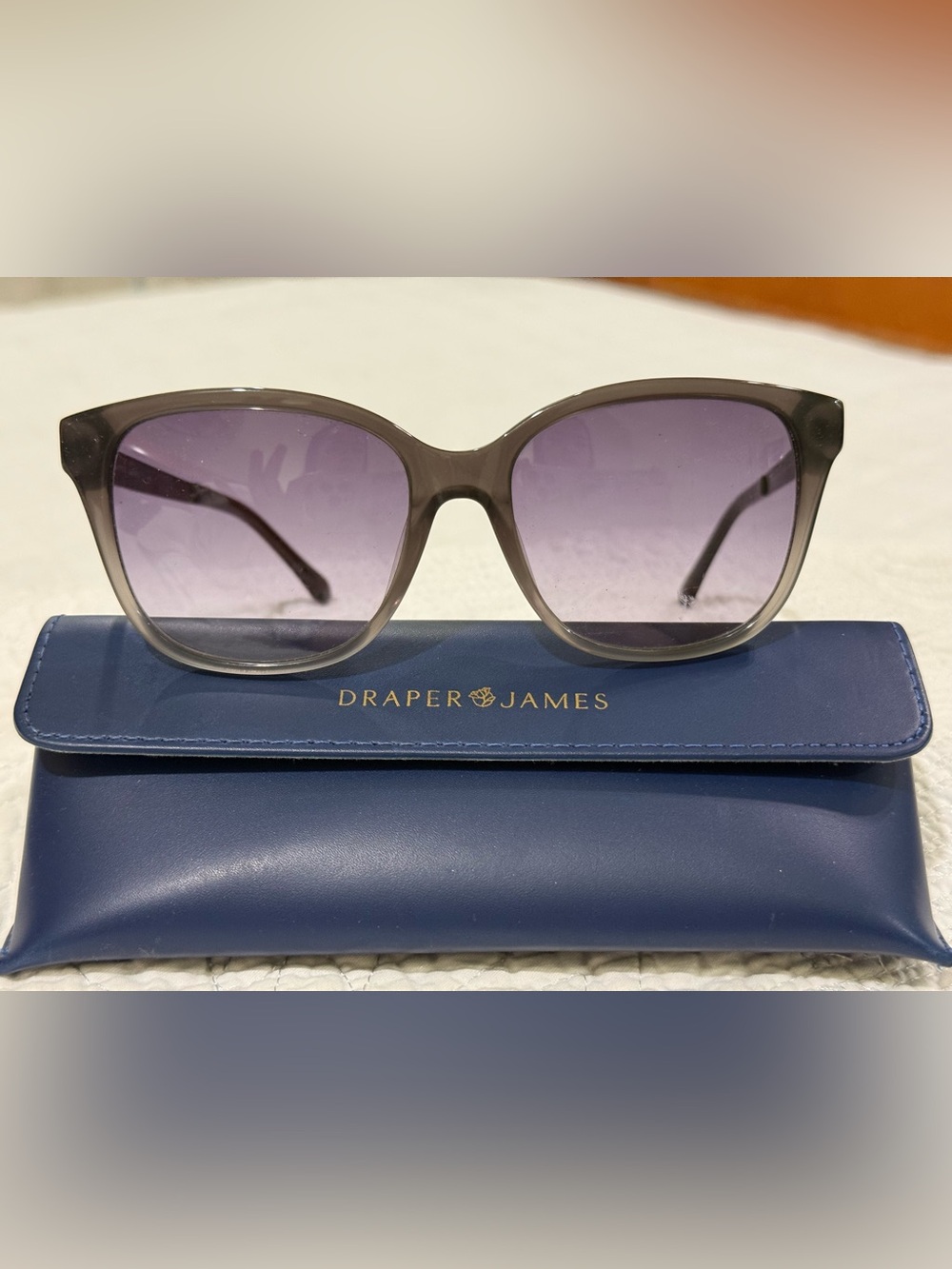 Draper James Gray Frame Sunglasses